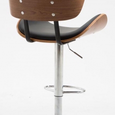 Barová židle Pazio, ořech - 7