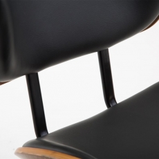 Barová židle Pazio, ořech - 8
