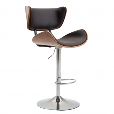Barová židle Pazio, ořech - 2