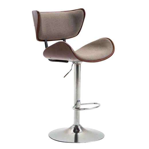 Barová židle Pazio textil, coffee - 1