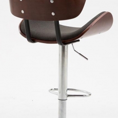 Barová židle Pazio textil, coffee - 7