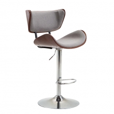 Barová židle Pazio textil, coffee - 3