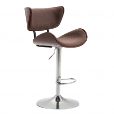 Barová židle Pazio textil, coffee - 2