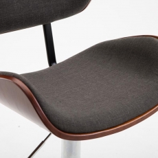 Barová židle Pazio textil, coffee - 9
