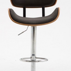 Barová židle Pazio textil, ořech - 7