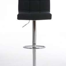 Barová židle Peru, textil, černá - 2