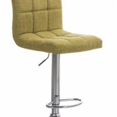 Barová židle Peru, textil, světle zelená - 1