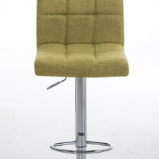 Barová židle Peru, textil, světle zelená - 2