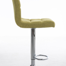 Barová židle Peru, textil, světle zelená - 3