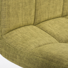 Barová židle Peru, textil, světle zelená - 6