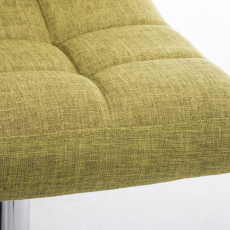 Barová židle Peru, textil, světle zelená - 7