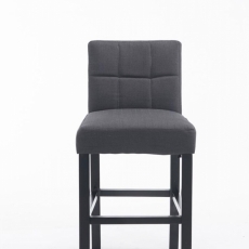 Barová židle Ralf, tmavě šedá - 2