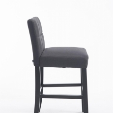 Barová židle Ralf, tmavě šedá - 3