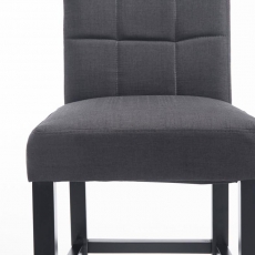 Barová židle Ralf, tmavě šedá - 6
