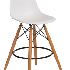 Barová židle s dřevěnou podnoží Desire - 3