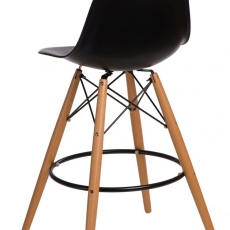 Barová židle s dřevěnou podnoží Desire - 17