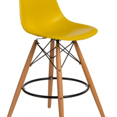 Barová židle s dřevěnou podnoží Desire - 8