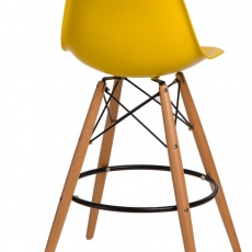 Barová židle s dřevěnou podnoží Desire - 32