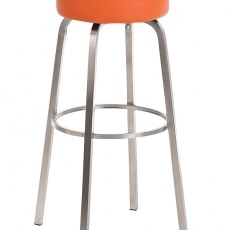 Barová židle s nerezovou podnoží Karela - 5