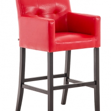 Barová židle s područkami Miranda, černá podnož - 4
