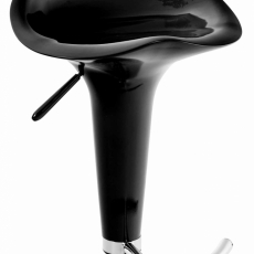 Barová židle Saddie (SET 2 ks), černá - 2