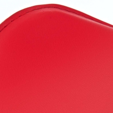 Barová židle Salzburg, syntetická kůže, červená - 5