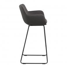 Barová židle Sarah (SET 2 ks), tmavě šedá - 3