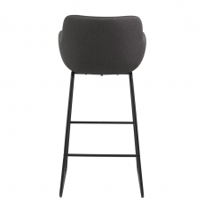 Barová židle Sarah (SET 2 ks), tmavě šedá - 7