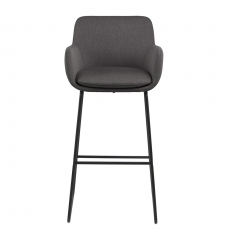 Barová židle Sarah (SET 2 ks), tmavě šedá - 2