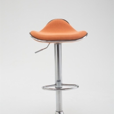 Barová židle Shanghai, textil, oranžová - 2