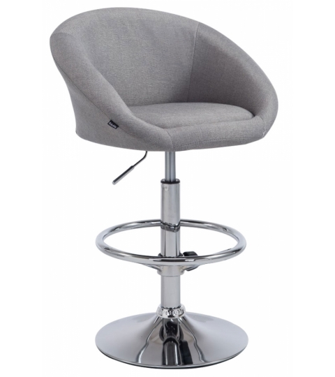 Barová židle Sheryl (SET 2 ks), světle šedá