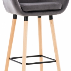 Barová židle Sigma, šedá - 1