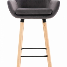 Barová židle Sigma, šedá - 3