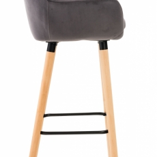Barová židle Sigma, šedá - 4