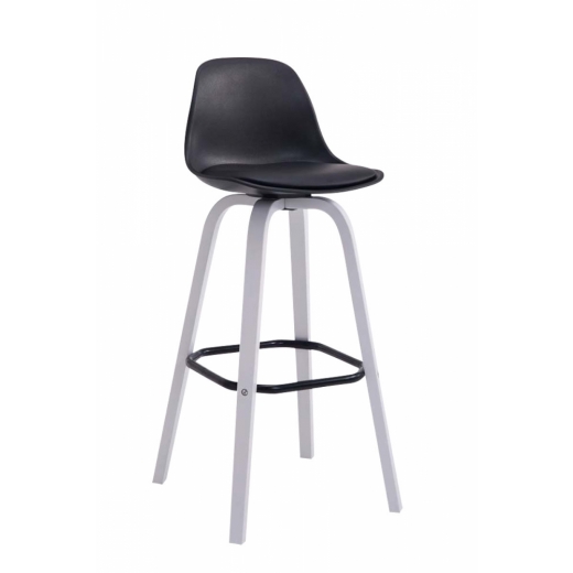 Barová židle Taris, černá / bílá - 1