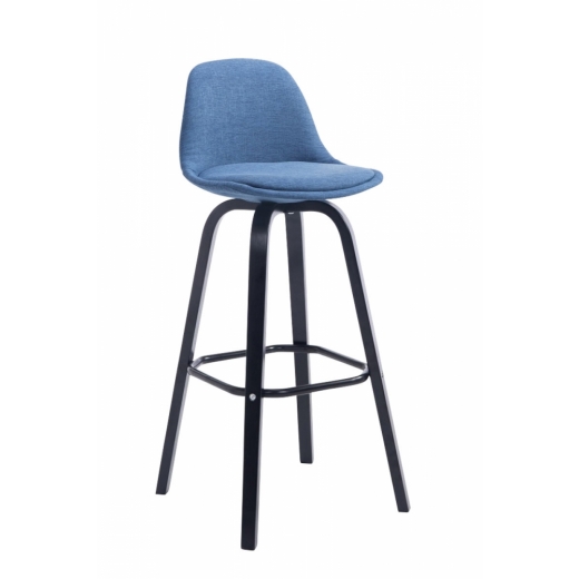 Barová židle Taris, modrá / černá - 1