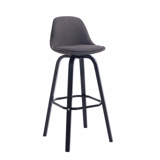 Barová židle Taris, tmavě šedá / černá - 1