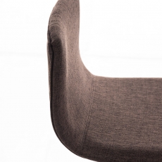 Barová židle Taunus, textil, hnědá - 5