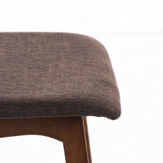 Barová židle Taunus, textil, hnědá - 6