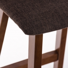 Barová židle Taunus, textil, hnědá - 8