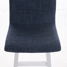 Barová židle Taunus, textil, modrá - 4