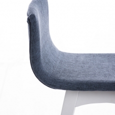 Barová židle Taunus, textil, modrá - 5