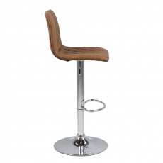 Barová židle Urma, holubičí hnědá - 3