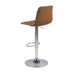 Barová židle Urma, holubičí hnědá - 4