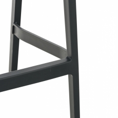Barová židle Velto, tmavě šedá - 5