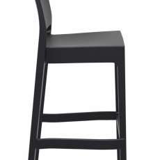 Barová židle Viola (SET 2 ks), černá - 4