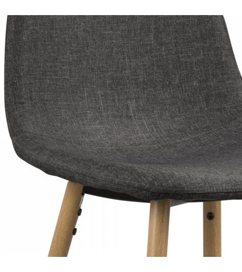 Barová židle Wanda (SET 2 ks), dub/šedá