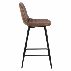 Barová židle Wanda (SET 2 ks), koňaková - 3