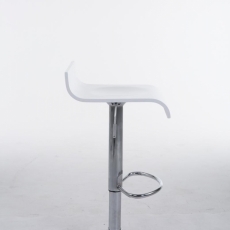 Barová židle Wood, bílá - 3