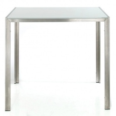 Barový stôl s nerezovou podnožou Darell - 7